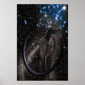 Póster Bastet de Gregory Gallo