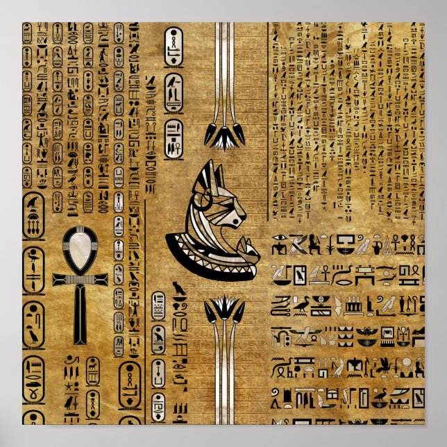 Póster Bastet - Diosa egipcia (Frente)