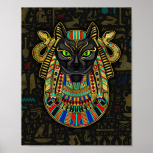 Póster Bastet Egyptian Goddess