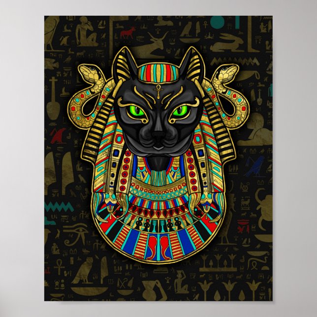 Póster Bastet Egyptian Goddess (Frente)