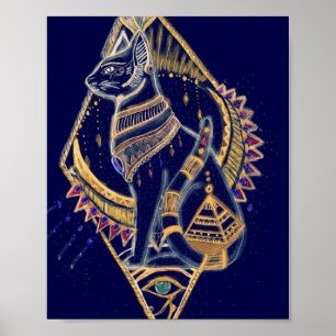 Póster Bastet: Guardián de los misterios del Nilo