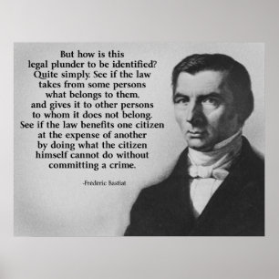 Póster Bastiat Plunder