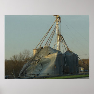 Póster Basura dañada por el grano