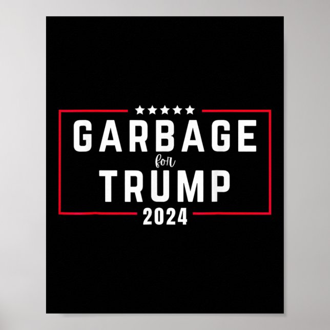 Póster _basura para Trump 2024 (Frente)