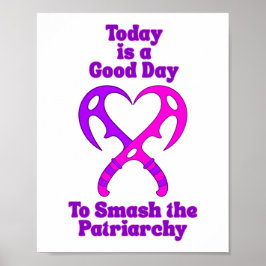 Póster Bat’leth Heart - Smash the Patriarchy