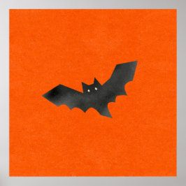 Póster Bat Poster – Dark Atmospheric Design