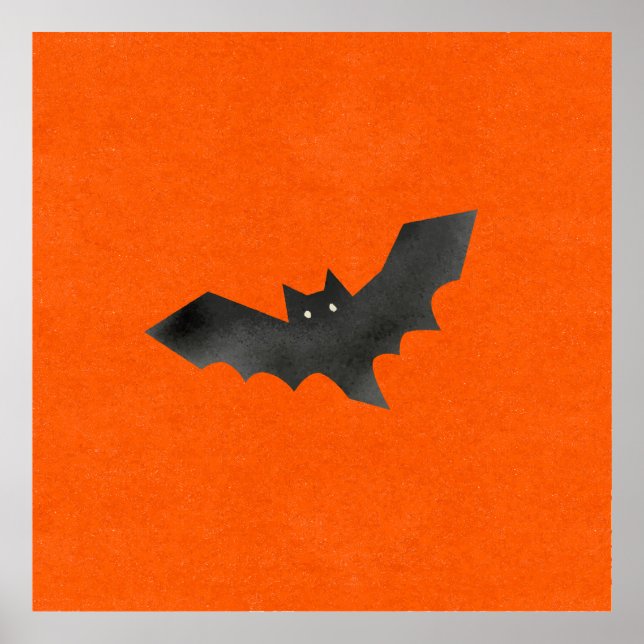 Póster Bat Poster – Dark Atmospheric Design (Frente)