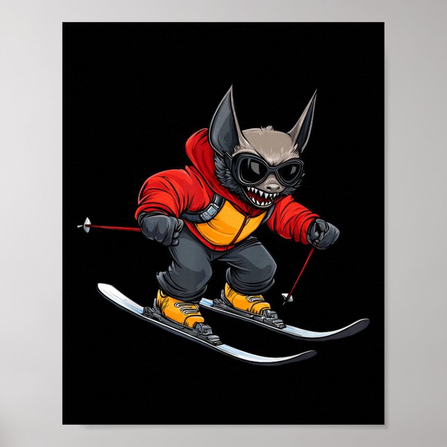 Póster Bat Skier  (Frente)