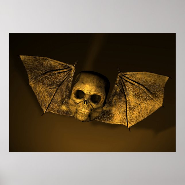 Póster Bat Skull (Frente)
