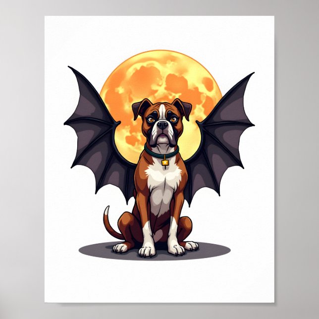 Póster Bat Wings Boxer (Frente)