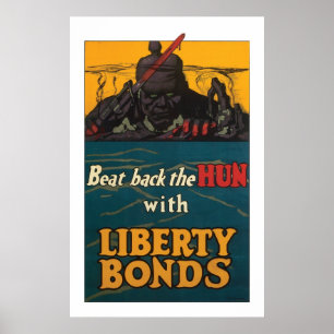 Póster Bata detrás al Hun