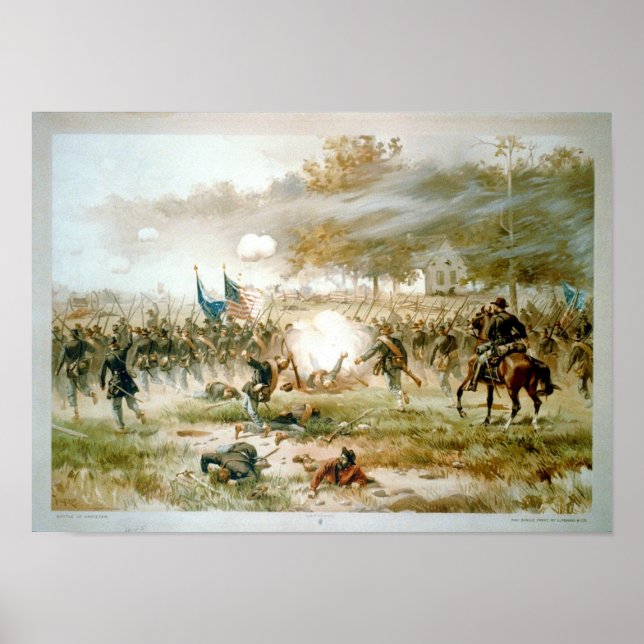 Póster Batalla de Antietam (Frente)