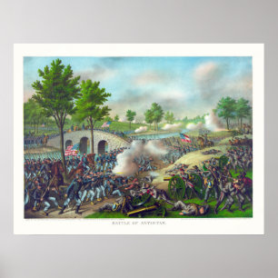 Póster Batalla de Antietam