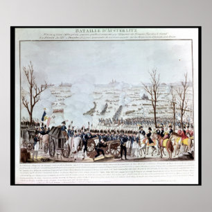 Póster Batalla de Austerlitz, 2 de diciembre de 1805