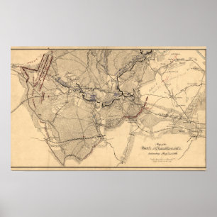 Póster Batalla de Chancellorsville 3
