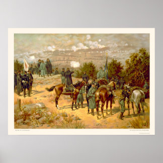 Póster Batalla de Chattanooga por L. Prang & Company 1880
