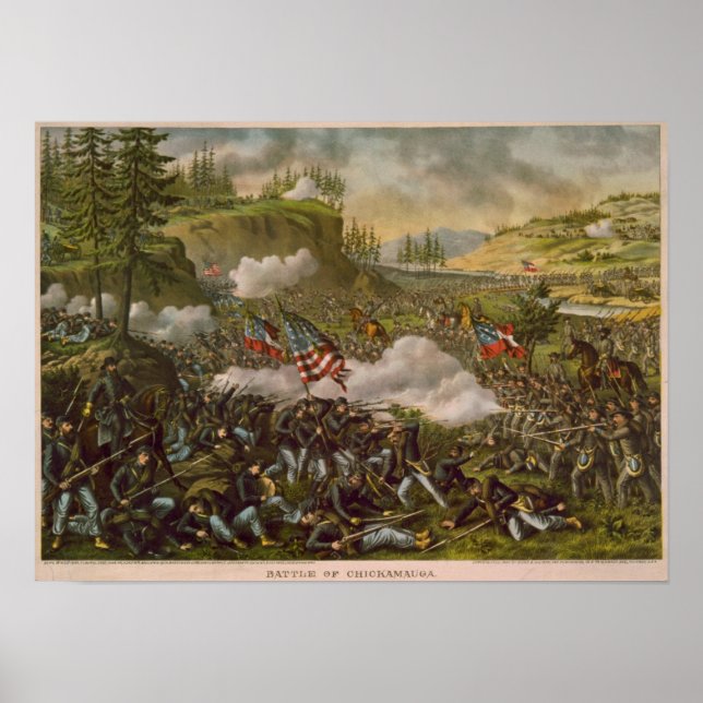 Póster Batalla de Chickamauga (Frente)