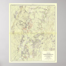 Póster Batalla de Chickamauga