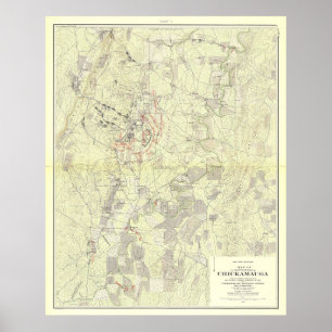 Póster Batalla de Chickamauga