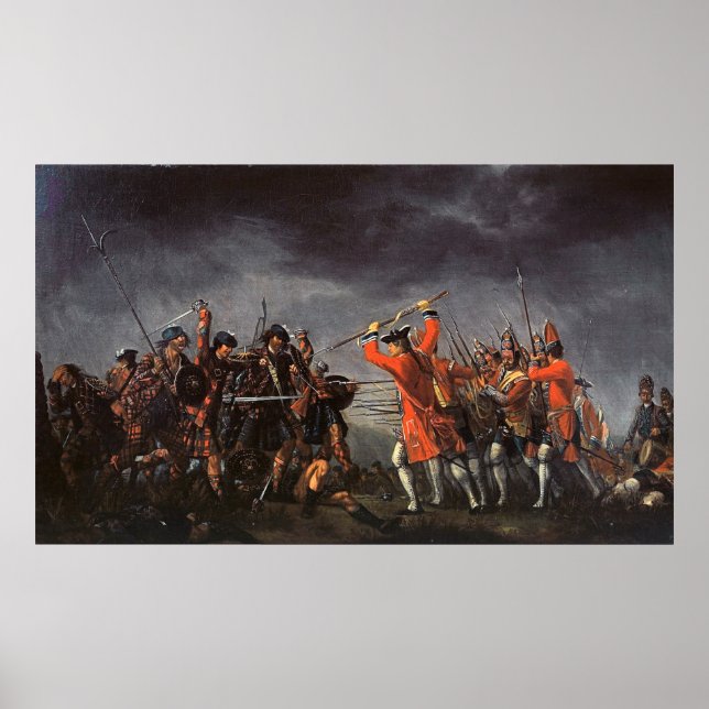 Póster Batalla de Culloden (Frente)