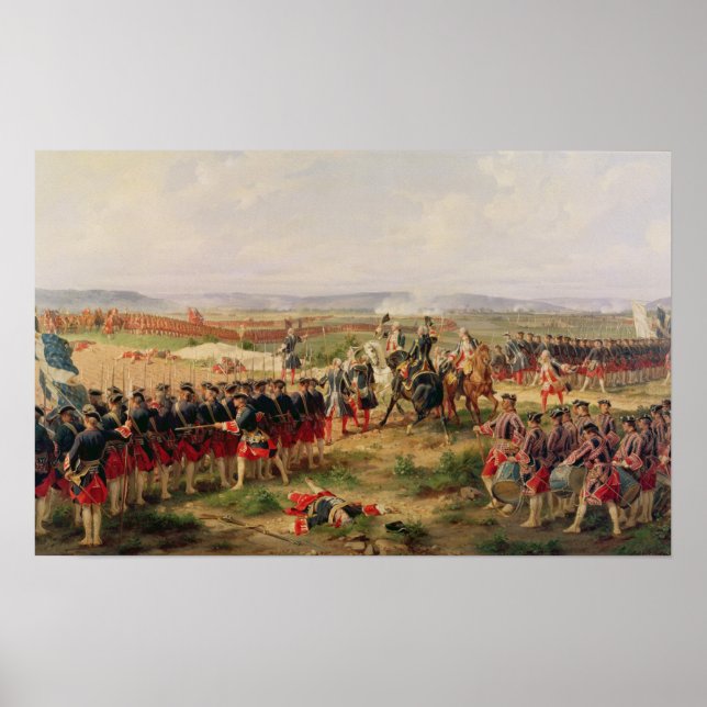 Póster Batalla de Fontenoy (Frente)