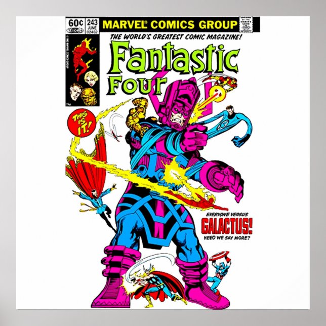 Póster Batalla de Galactus (Frente)