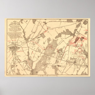 Póster Batalla de Gettysburg