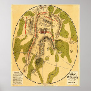 Póster Batalla de Gettysburg 3