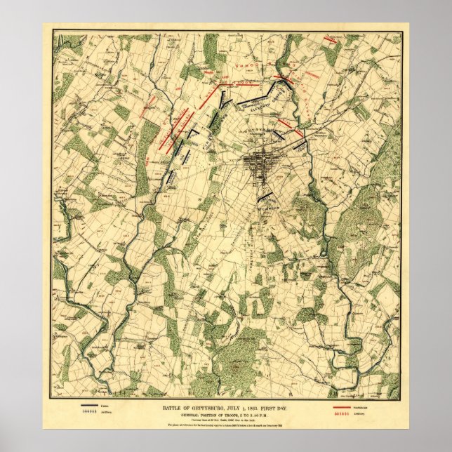 Póster Batalla de Gettysburg 9 (Frente)