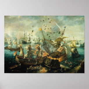 Póster Batalla de Gibraltar