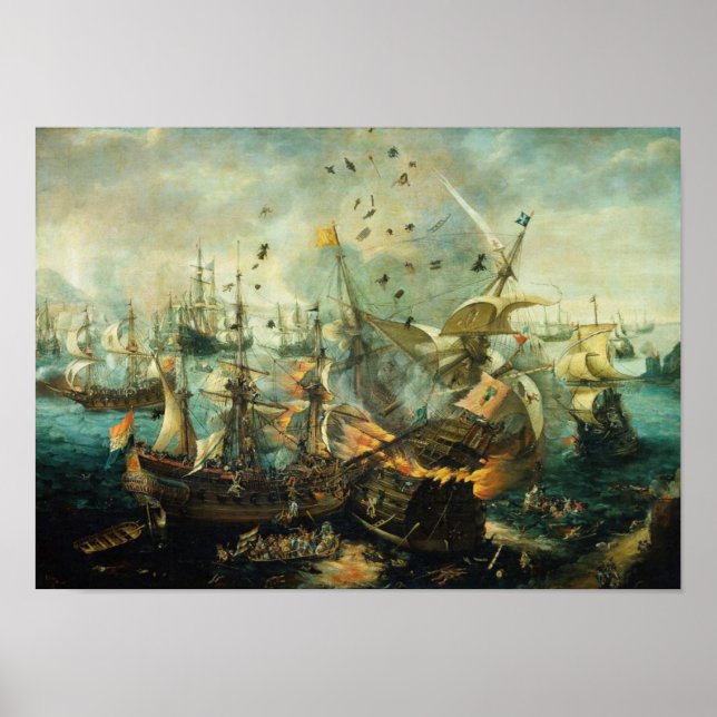 Póster Batalla de Gibraltar (Frente)