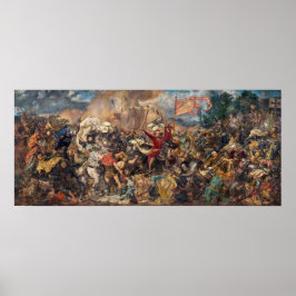 Póster Batalla de Grunwald (Escena Militar Medieval) (Gue
