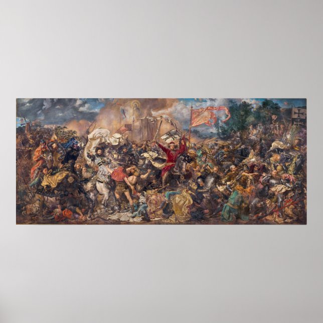 Póster Batalla de Grunwald por Jan Matejko (Frente)