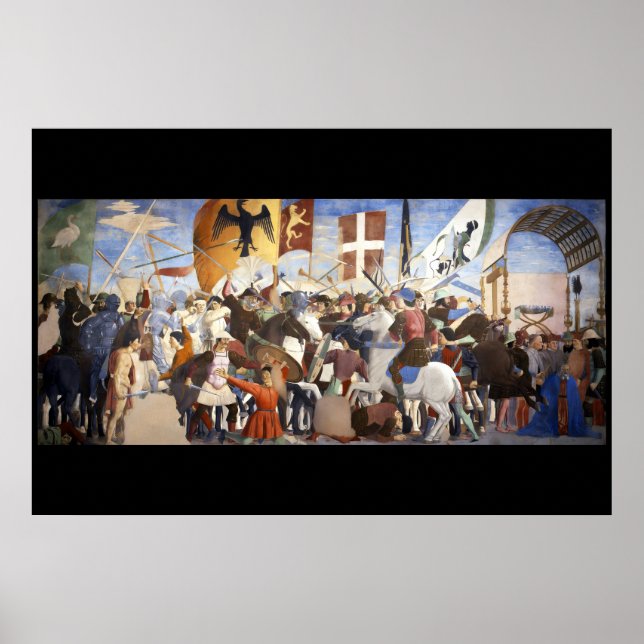 Póster BATALLA DE HERACLIO por Piero Della Francesca (Frente)