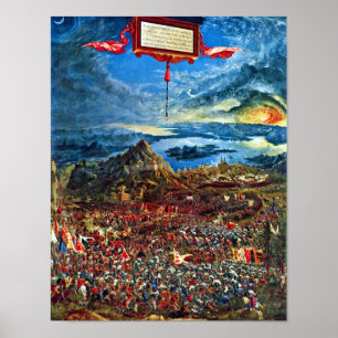 Póster Batalla De Issus Por Albrecht Altdorfer