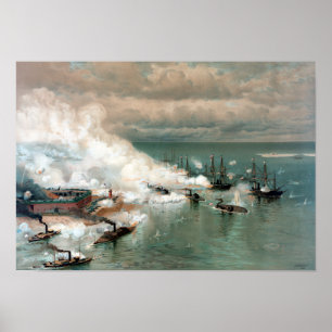 Póster Batalla de la bahía móvil -- Guerra civil