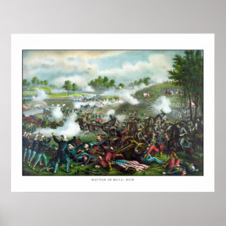 Póster Batalla De La Carrera De Toros — Guerra Civil