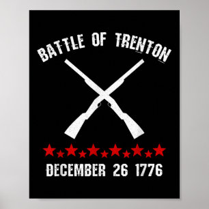 Póster Batalla De La Guerra Revolucionaria De Trenton Nj 