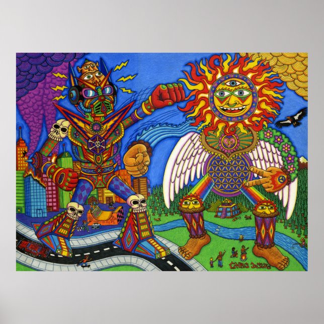 Póster Batalla de la mente y el alma (Frente)