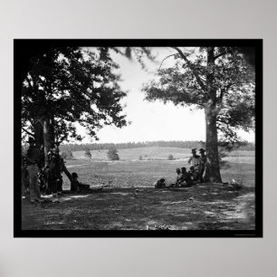 Póster Batalla de las Montañas Cedar del Oeste 1862