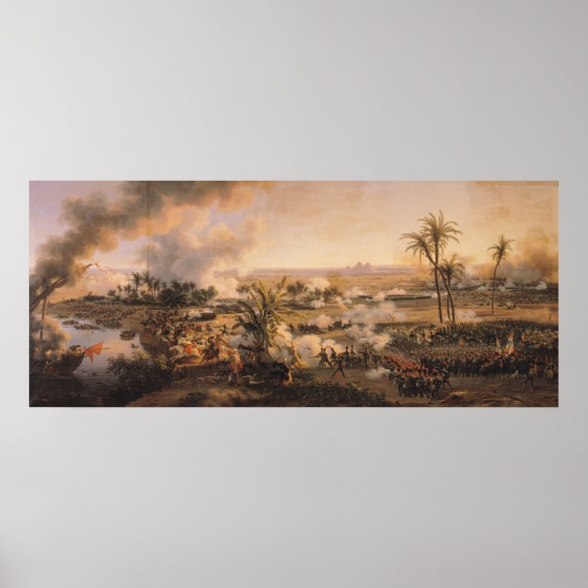 Póster Batalla de las Pirámides, 21 de julio de 1798, 180 (Frente)