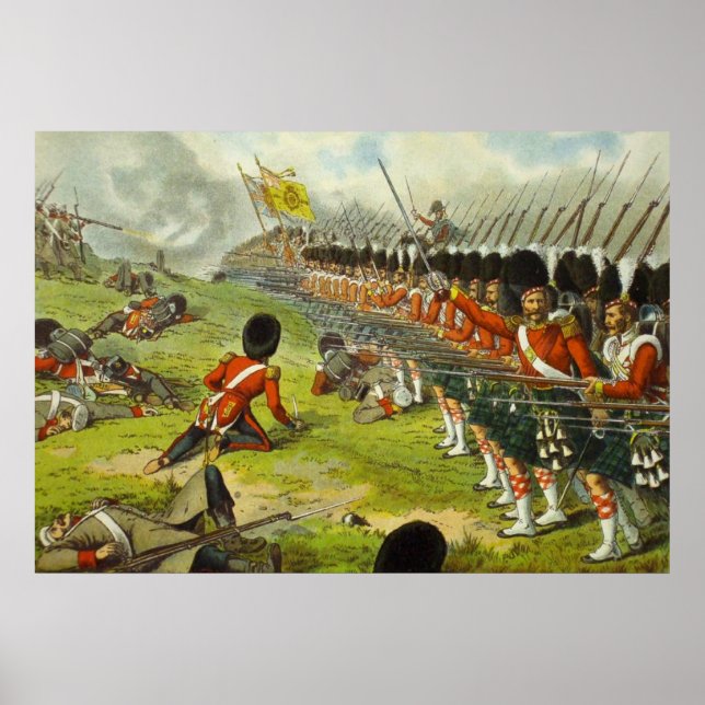 Póster Batalla de los altiplano de Alma Sutherland 1854 (Frente)