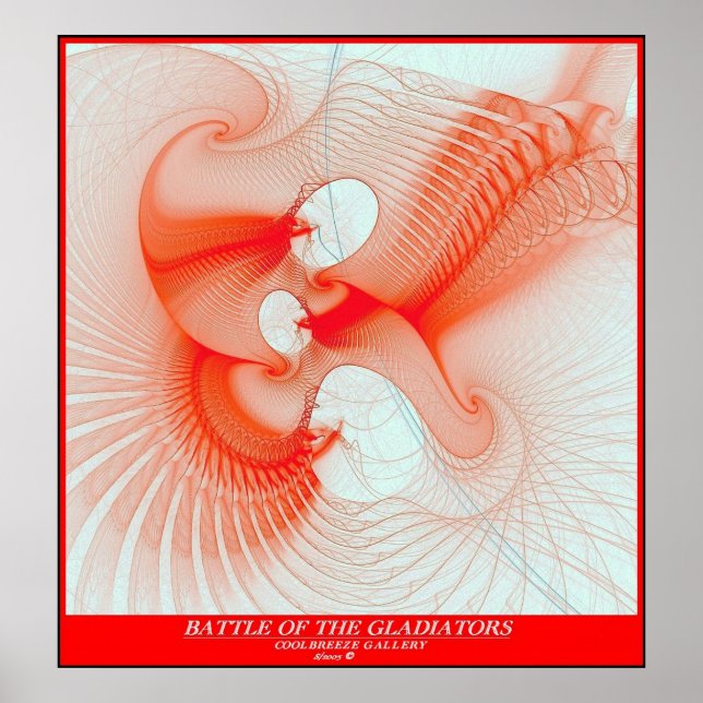 PÓSTER BATALLA DE LOS GLADIADORES (Frente)