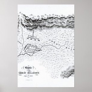 Póster Batalla de los grandes prados, el 3 de julio de