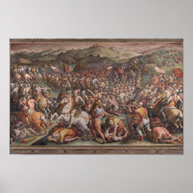 Póster Batalla de Marciano por Vasari - Poster (Frente)