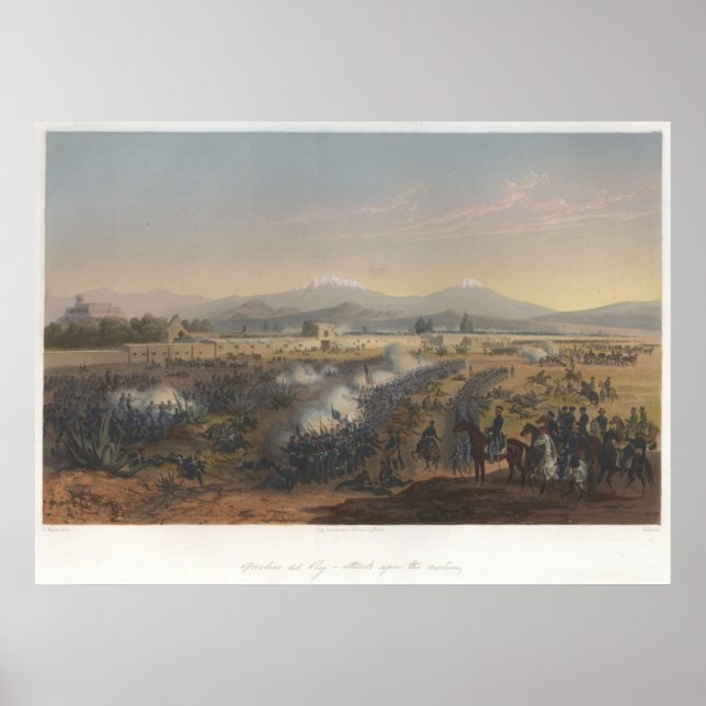 Póster Batalla de Molino del Rey (Frente)