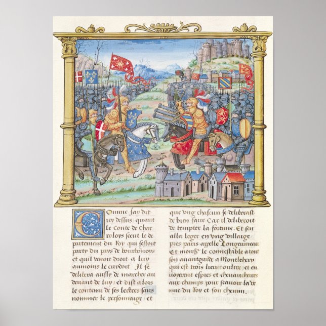 Póster Batalla de Montlhery (Frente)