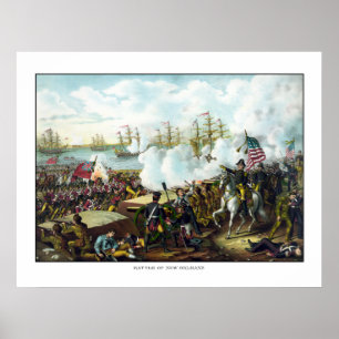 Póster Batalla de New Orleans