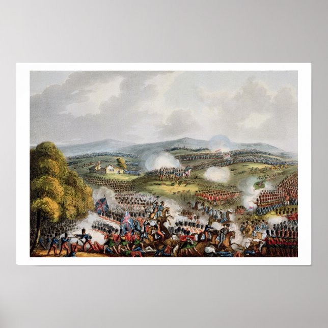 Póster Batalla de Quatre Bras, 16 de junio de 1815, de 'T (Frente)