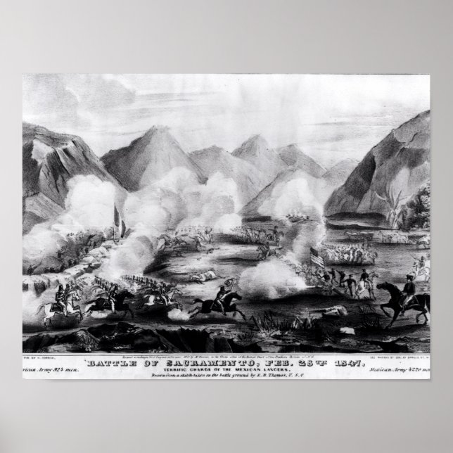 Póster Batalla de Sacramento (Frente)